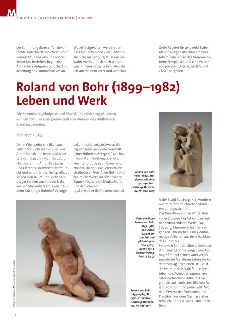 Roland von Bohr (1899?1982) Leben und Werk - Salzburger ...