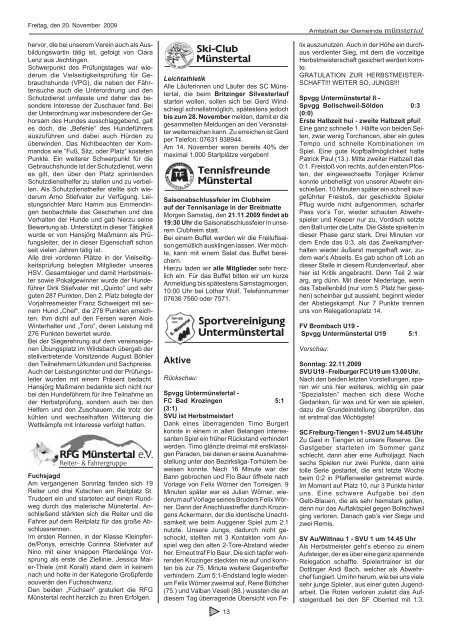 Neuauflage der Bürger-Info-Broschüre - Münstertal