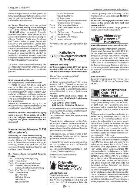 Fastensuppen-Essen - Münstertal