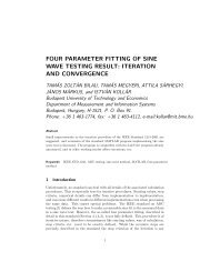 four parameter fitting of sine wave testing result: iteration and ...
