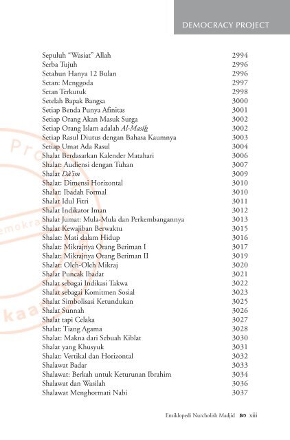 ensiklopedi nurcholish madjid - Democracy Project