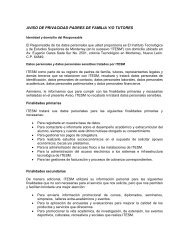 AVISO DE PRIVACIDAD PADRES DE FAMILIA Y/O TUTORES