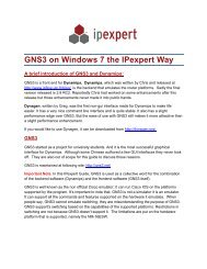 GNS3 on Windows 7 the IPexpert Way - CCIE Blog - IPexpert