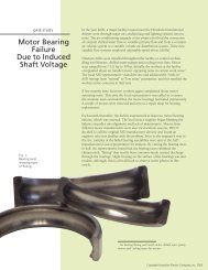 Motor Bearing Failure Due to Induced Shaft Voltage - Heco.com