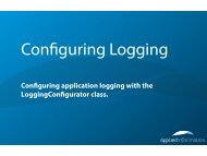 Configuring application logging with the LoggingConfigurator ... - Poco