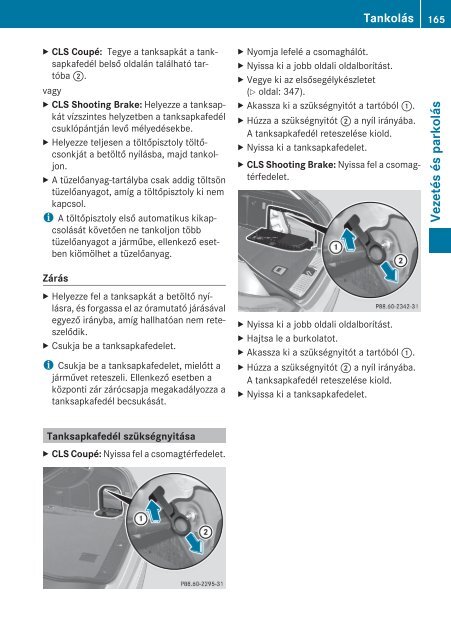 Mercedes-Benz CLS CoupÃ© Ã©s Shooting Brake kezelÃ©si ÃºtmutatÃ³ ...