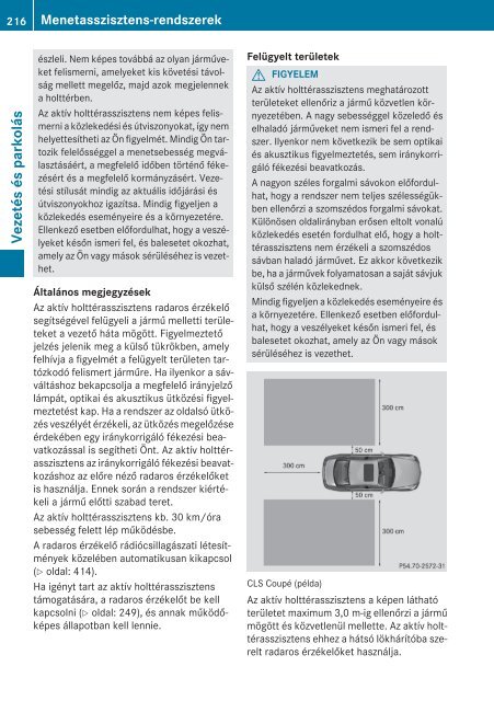Mercedes-Benz CLS CoupÃ© Ã©s Shooting Brake kezelÃ©si ÃºtmutatÃ³ ...