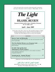 Light (86-2) - The Lahore Ahmadiyya Movement in Islam