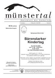 Bärenstarker Kindertag - Münstertal