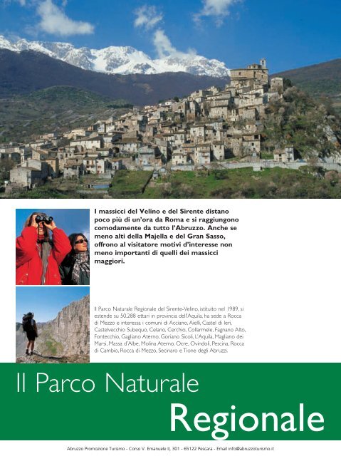 Natura e ambiente - Abruzzo Promozione Turismo