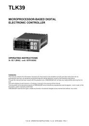 tlk39 microprocessor-based digital electronic controller - Greisinger