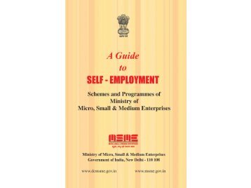 A Guide to SELF- EMPLOYMENT Schemes and ... - Niesbud