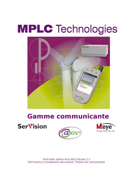 Gamme communicante