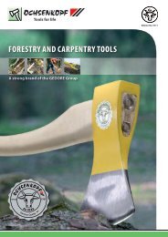 FORESTRY AND CARPENTRY TOOLS - Cemtech