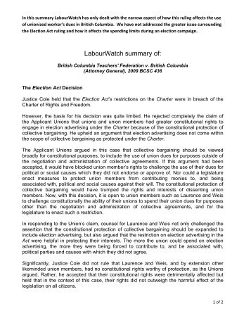 to view the entire decision and LaborWatch summary - LabourWatch