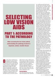 CET 20 Selecting low vision aids - part 1 - ABDO