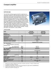 Compact amplifier, VGF/VGO 8041