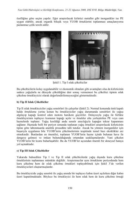 van gÃ¶lÃ¼ hidrolojisi ve kirliliÄi konferansÄ± bildiri kitabÄ±