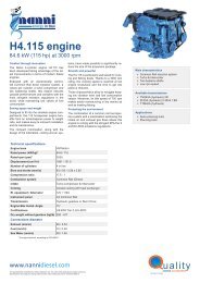 H4.115 engine - Nanni Industries