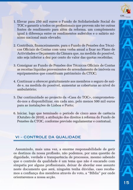 Lista A - Ordem dos Técnicos Oficiais de Contas