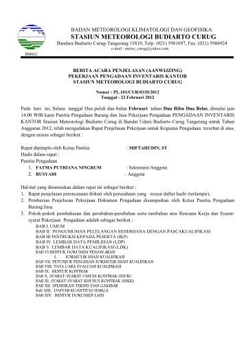 STASIUN METEOROLOGI BUDIARTO CURUG - BMKG