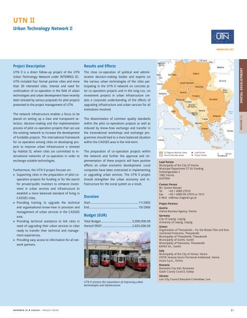 INTERREG III B CADSES PROJECT BOOK - Infocooperare