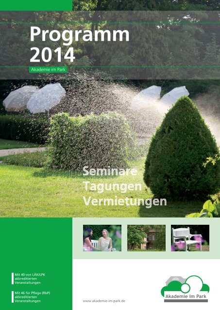 Programmheft (zum Download) - Akademie im Park