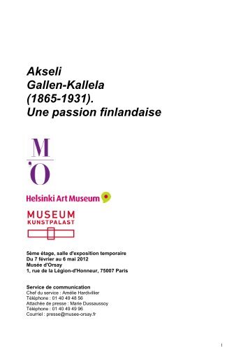 DP Gallen-Kallela (2.15 Mo) - Musée d'Orsay