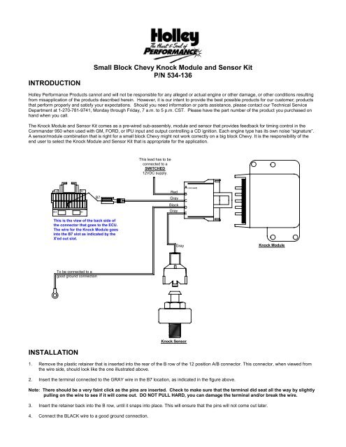 Gm Knock Sensor Wiring Diagram - Wiring Diagram