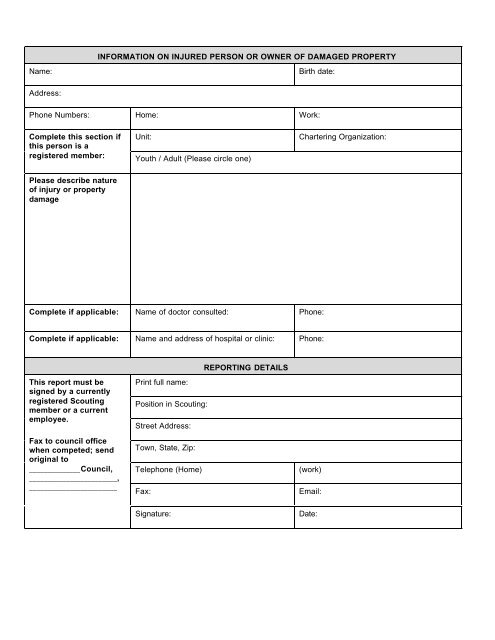 Incident Report Form (pdf)