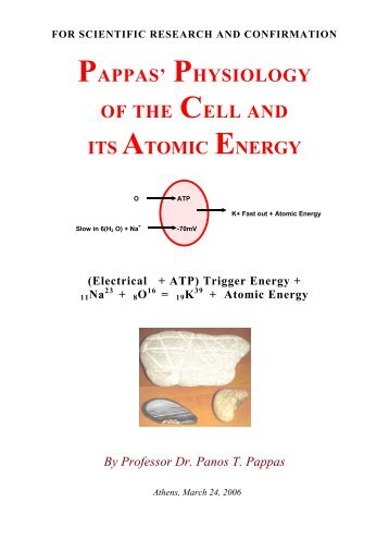 PAPPAS' PHYSIOLOGY OF THE CELL AND ITS ATOMIC ... - Papimi