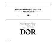 Wisconsin Municipal Assessor List - March 2005 - REDI-net.com