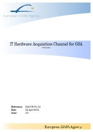 IT Hardware Acquisition Channel for GSA - European GNSS Agency ...