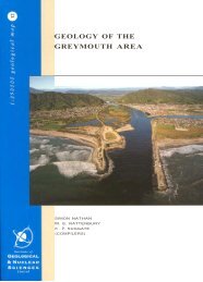 GEOLOGY OF THE GREYMOUTH AREA - GNS Science