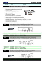 Refrigerations - Wing Series - Acr-asia.com