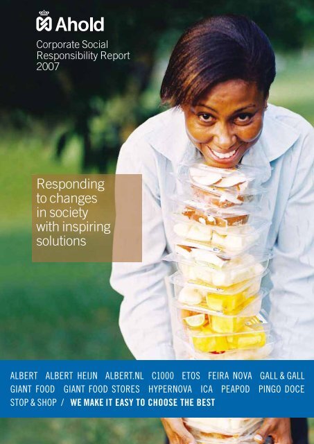 Corporate Social Responsibility Report - Ahold