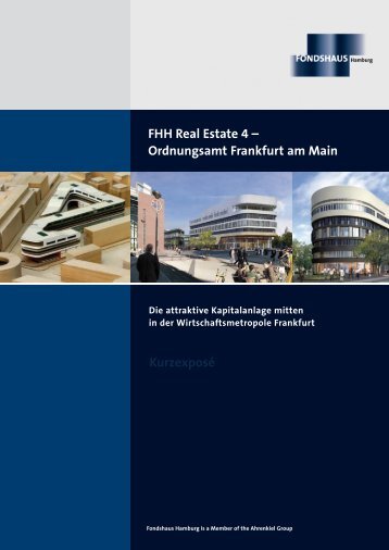 FHH Real Estate 4 â Ordnungsamt Frankfurt am Main KurzexposÃ©