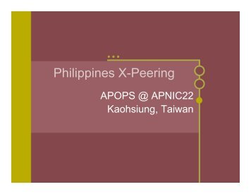 Philippines X-Peering - apnic