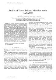 Studies of Vortex Induced Vibration on the NACA0015 - NAUN