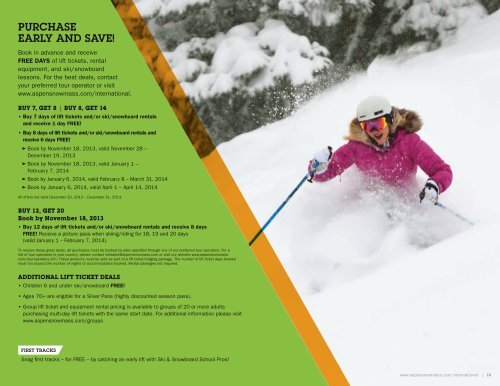 INTERNATIONAL VACATION PLANNER - Aspen Snowmass