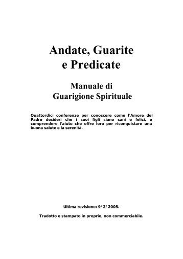 Andate, Guarite e Predicate - Viveremeglio.org
