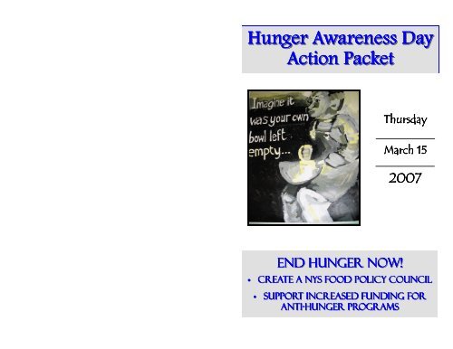 Action Packet - Hunger Action Network in NYS