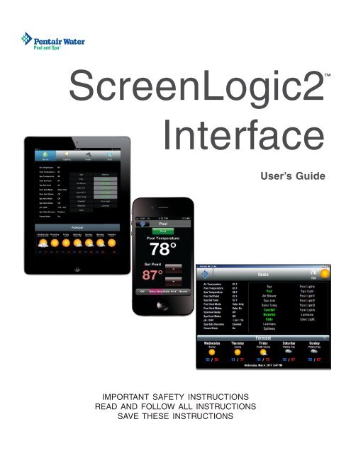 pentair screenlogic2 software download