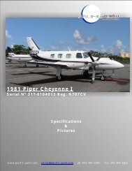 1981 Piper Cheyenne I - Pacific Point Aviation