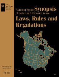 Laws, Rules and Regulations - The National Board of Boiler and ...