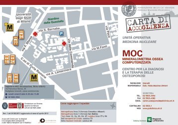 Carta accoglienza - Ospedale Maggiore Policlinico