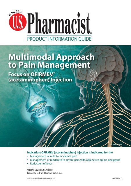 Multimodal Approach to Pain Management Focus ... - U.S. Pharmacist