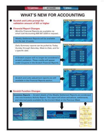 WHAT'S NEW FOR ACCOUNTING
