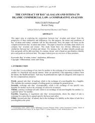 the contract of bay' al-salam and istisna' - Universiti Malaysia Sabah