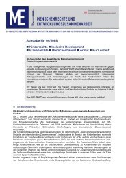 Newsletter 4/2008 - Ludwig Boltzmann Institut für Menschenrechte